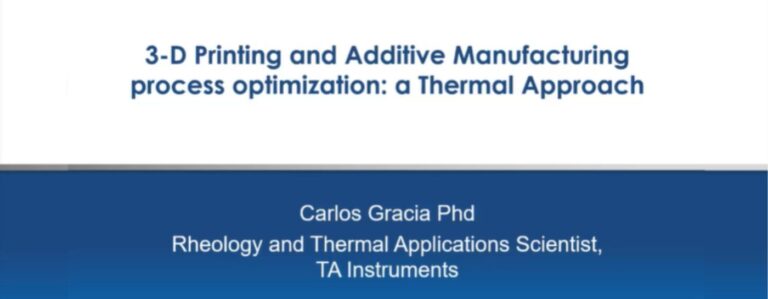 3-D Printing and Additive Manufacturing Process Optimization: A Thermal Approach